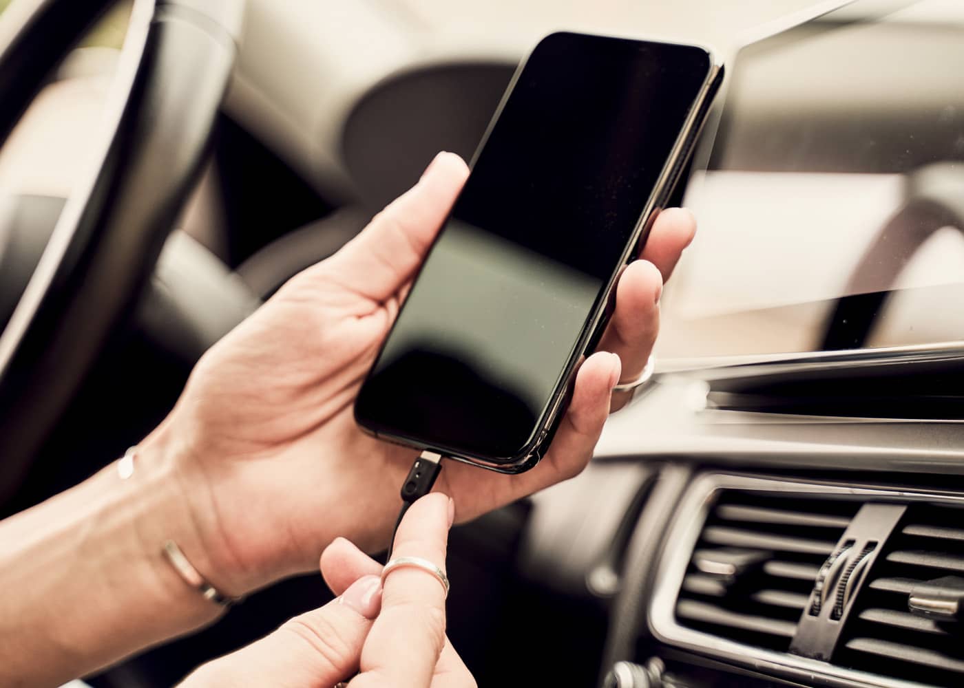voitures connectées smartphone
